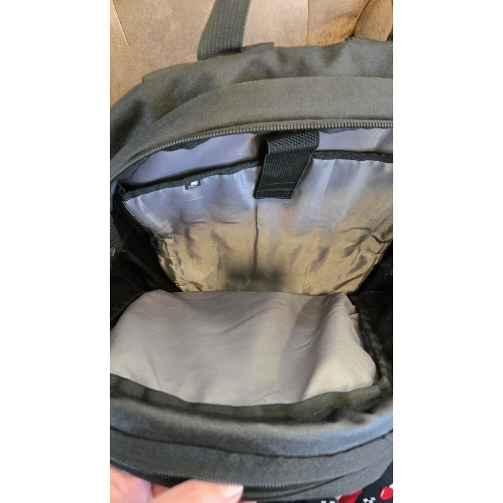 JanSport Black Backpack Multi Pocket Laptop School Bookbag EUC Travel Tactical